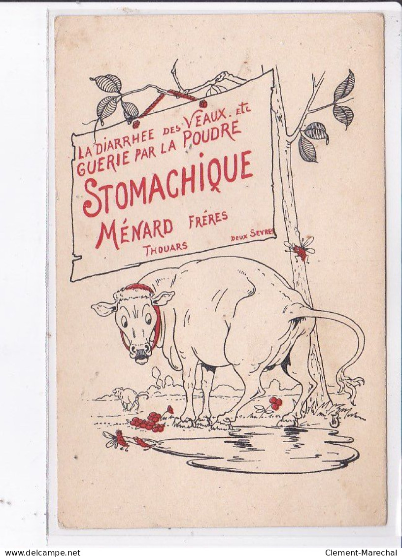 PUBLICITE : Poudre Stomachique MENARD Frères à Thouars (Deux Sevres) - Très Bon état - Advertising