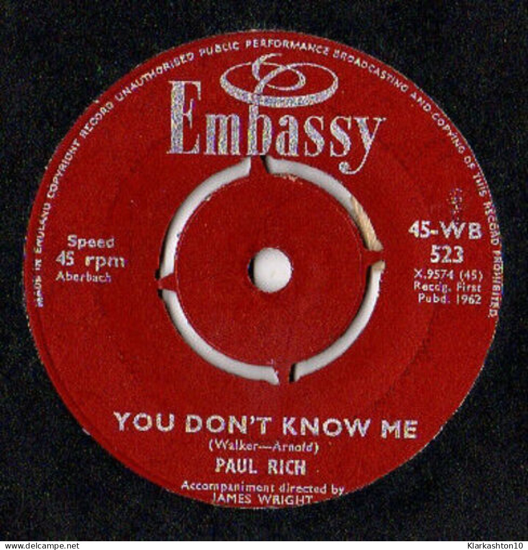 You Don't Know Me / The Loco-Motion - Unclassified