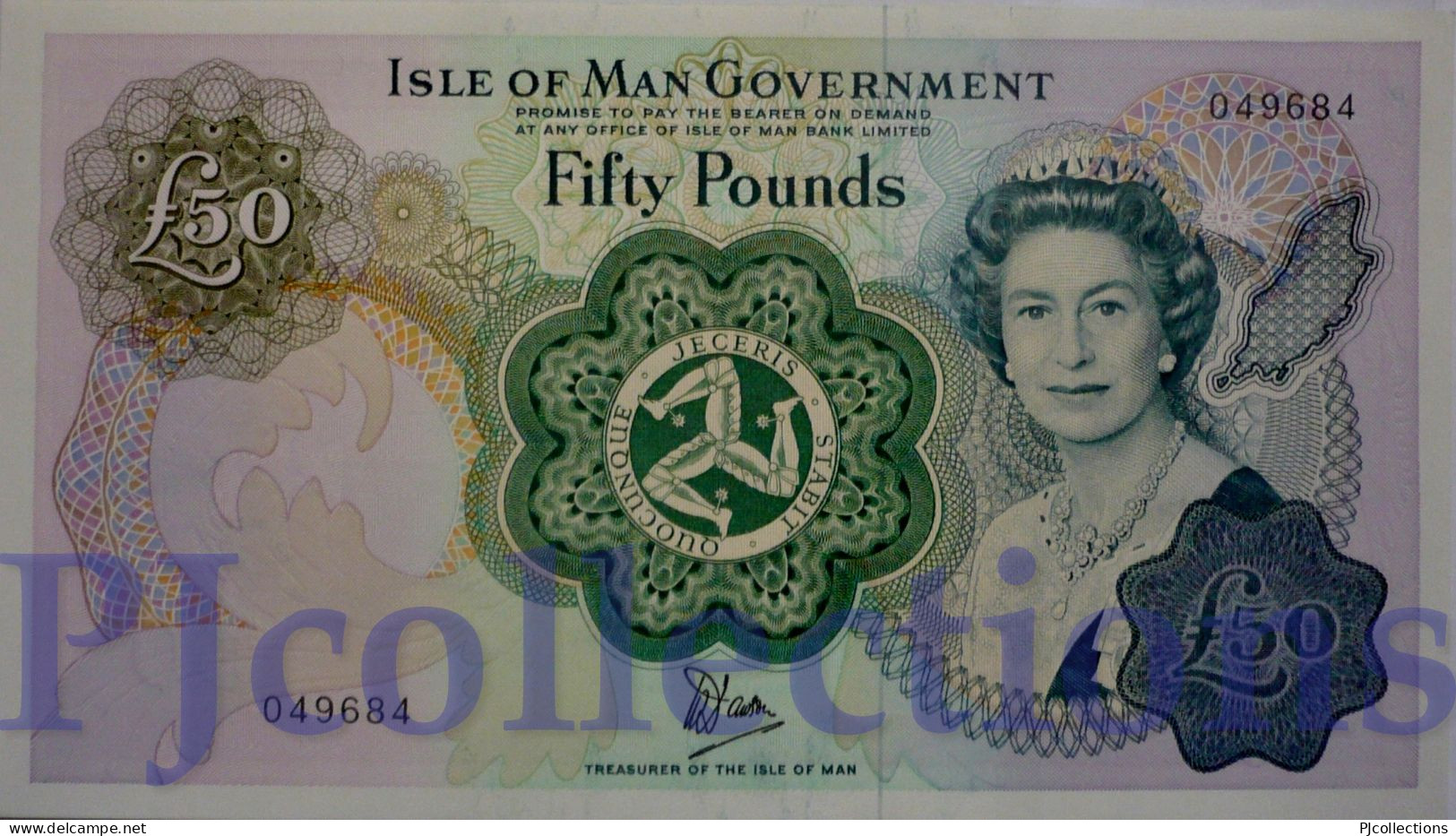 ISLE OF MAN 50 POUNDS 1983 PICK 39a UNC - 50 Pounds