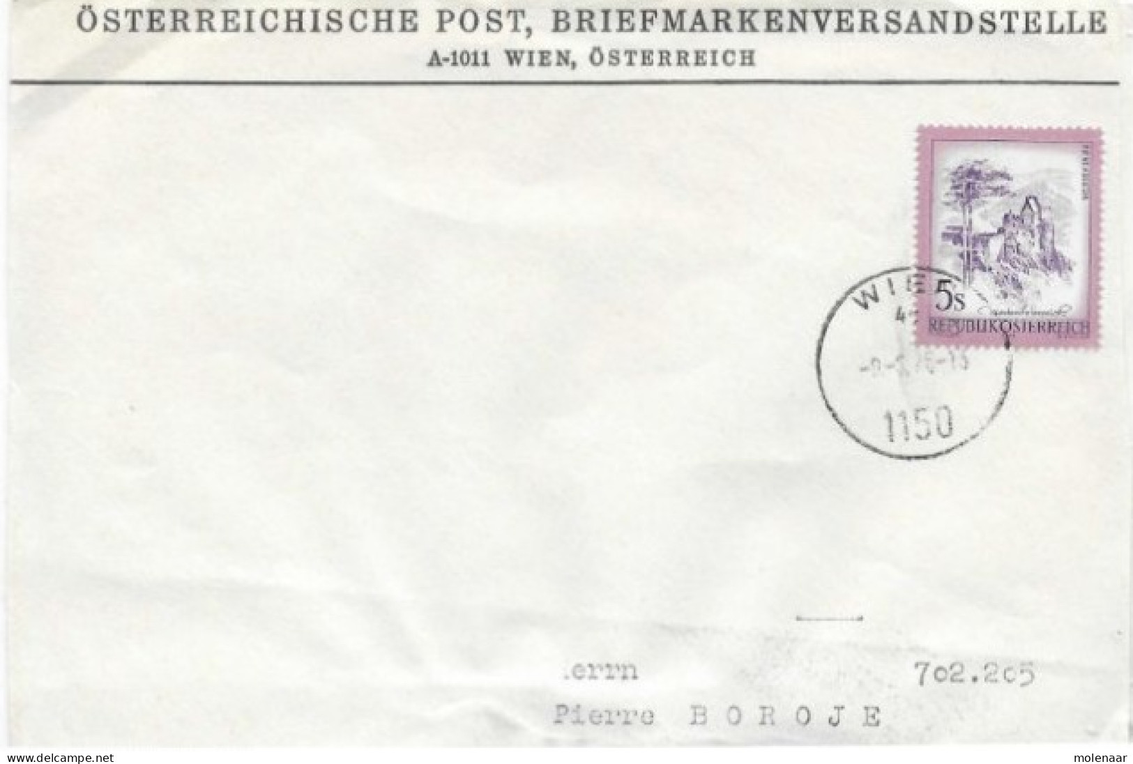 Postzegels > Europa > Oostenrijk > 1945-.... 2de Republiek > 1971-1980 > Brief Met 1 Postzegel (17756) - Lettres & Documents