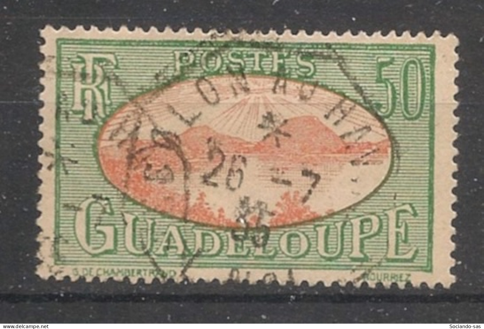 GUADELOUPE - 1928-38 - N°YT. 110 - Rade Des Saintes 50c - Oblitéré "Colon Au Havre" / Used - Used Stamps