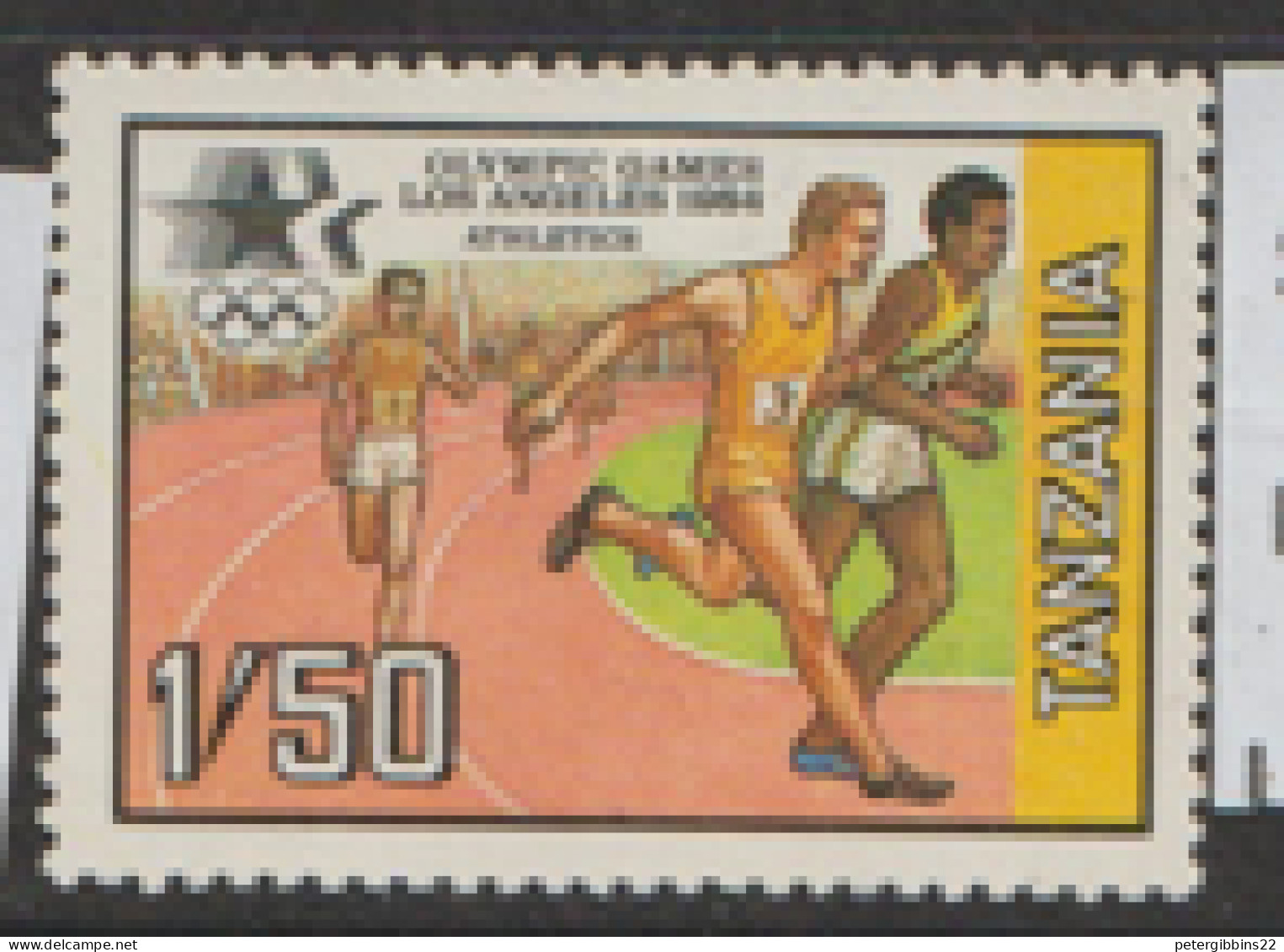 Tanzania   1984   SG 401  Olympics    Fine Used - Tanzanie (1964-...)