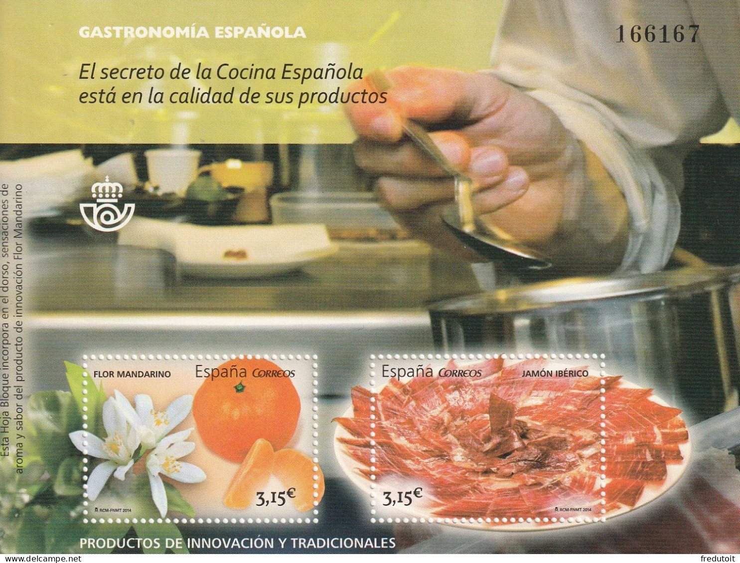 ESPAGNE - N°F4585 ** (2014) Gastronomie - Neufs