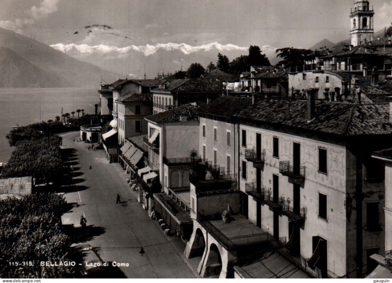 CPSM - LAGO Di COMO - BELLAGIO - Panorama Sur Le Village - Edition Brunner Co. - Como