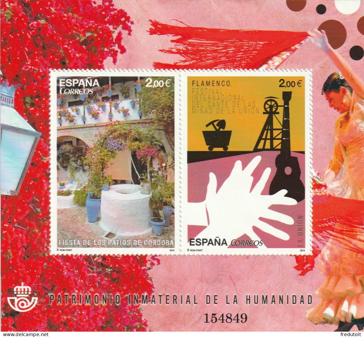 ESPAGNE - N°F4591 ** (2014) UNESCO - Unused Stamps