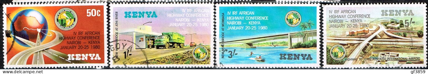 KENYA / Oblitérés/Used / 1980 - Fédération Des Autoroutes Africaines - Kenia (1963-...)