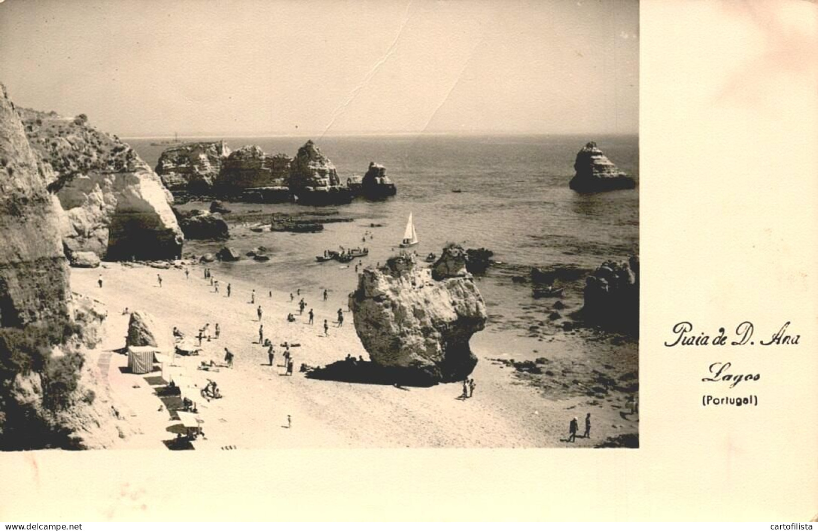 LAGOS, Algarve - Praia De Dona Ana  ( 2 Scans ) - Faro