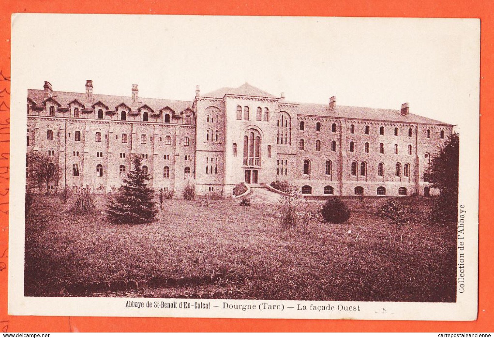 27366 / ⭐ DOURGNE 81-Tarn ◉ Façade OUEST De L'Abbaye De SAINT-BENOIT D'en-CALCAT St 1920s ◉ Collection De L'ABBAYE - Dourgne