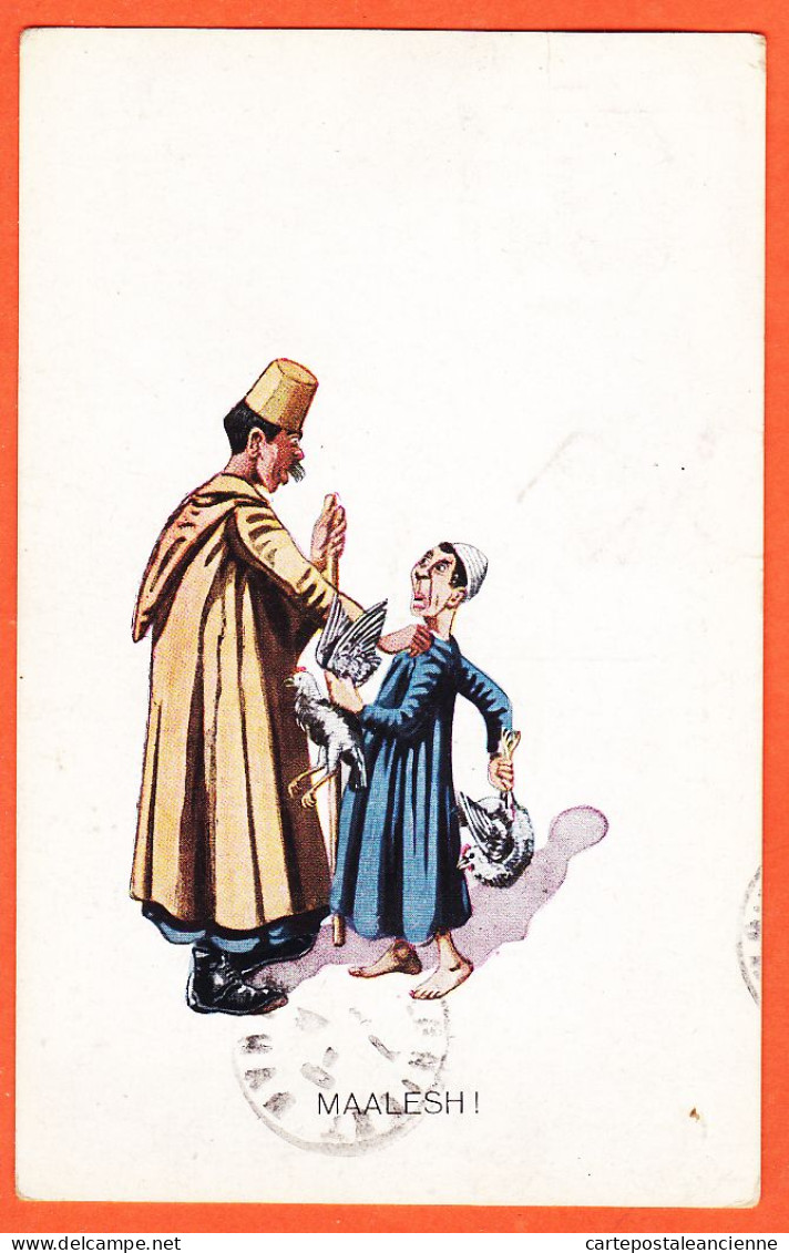 27312 / ⭐ Egypte MAALESH ! ◉ Illustration NORTON ( Non Signée ) 1910s ◉ à GEGUNDEZ Lorient ◉ The CAIRO Postcard LE CAIRE - 1900-1949