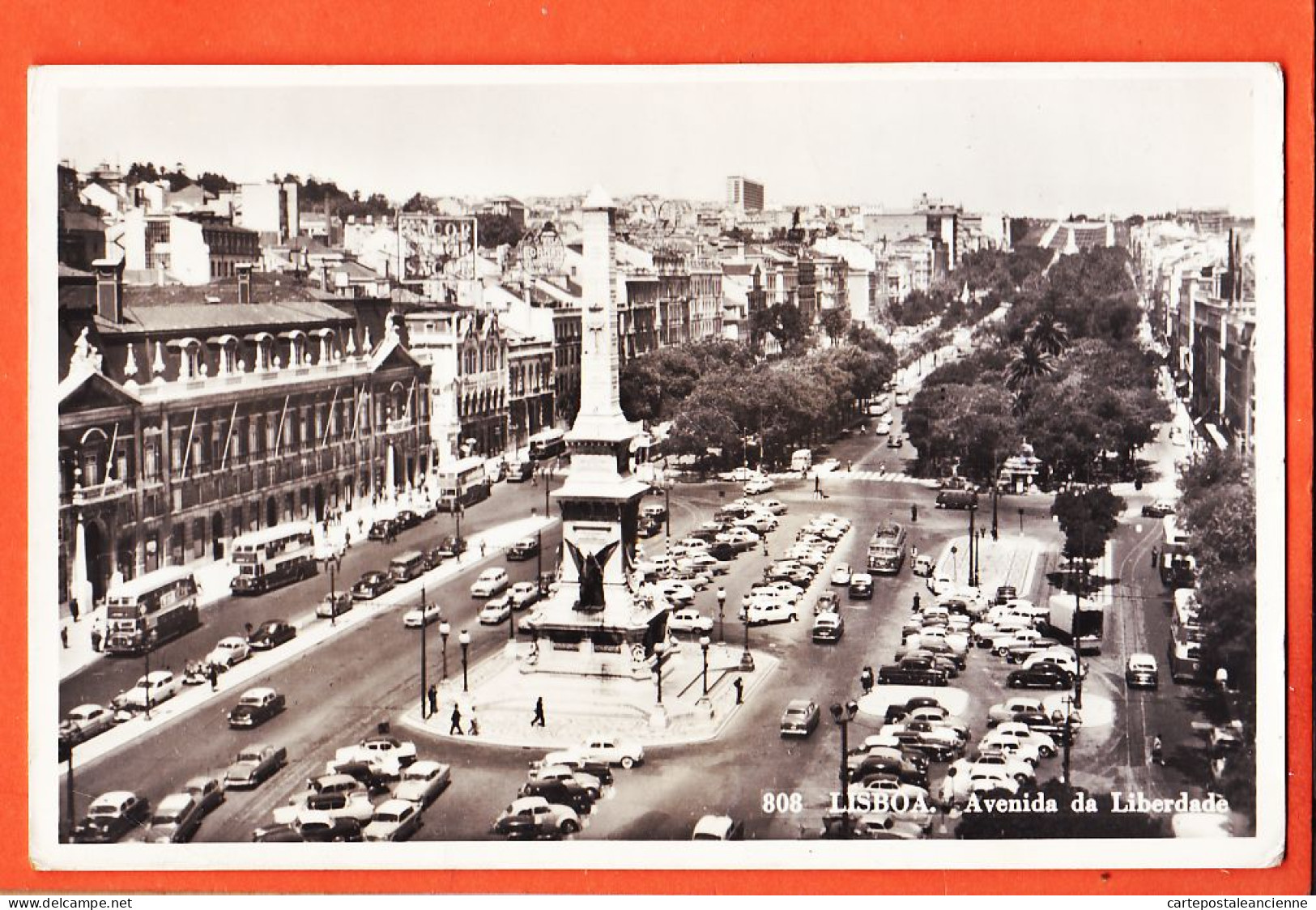 27257 / ⭐ LISBOA Lisbonne ◉ Avenida Da Liberdade Avenue Liberté 1962 à DENAT Ecole Batilly ◉ Photo-Bromure TORRES 808 - Lisboa