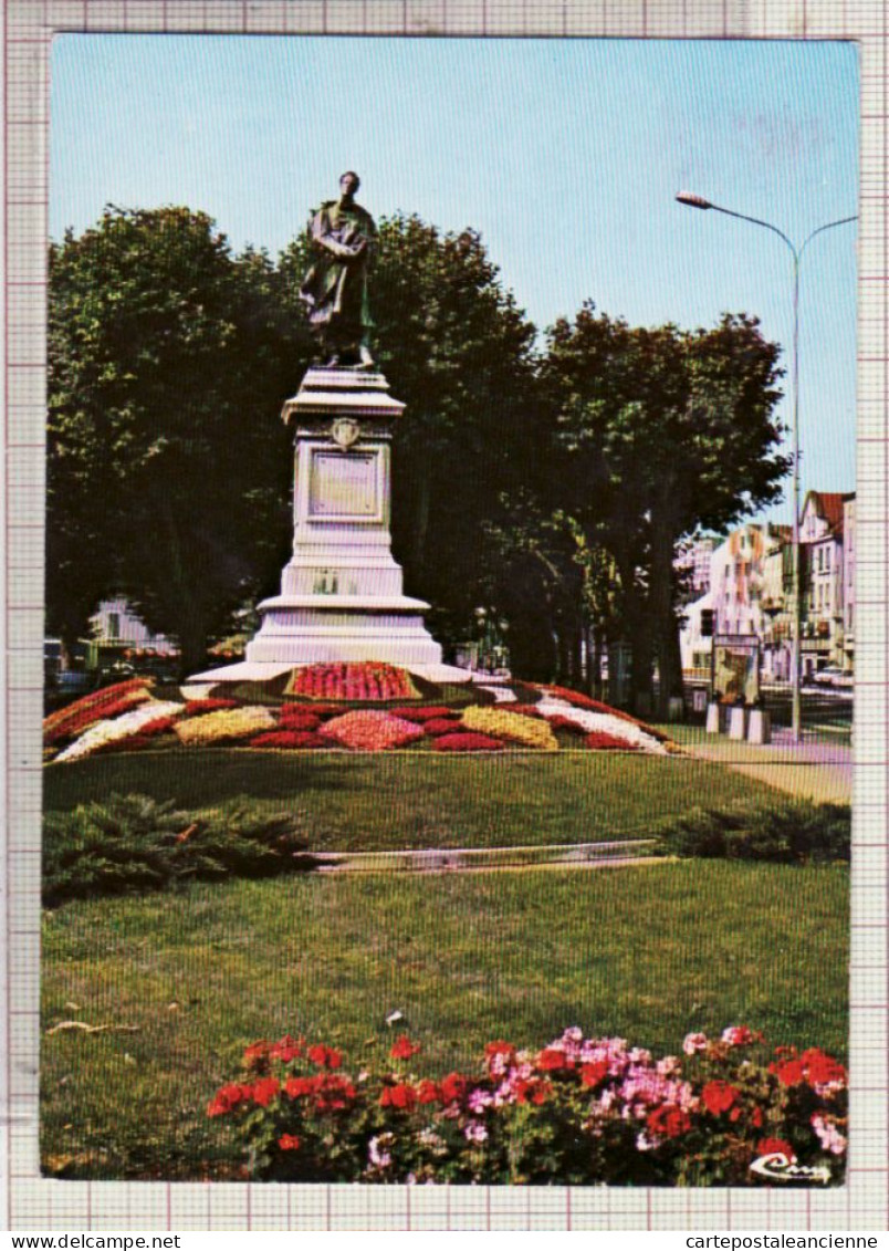 27009 / ⭐ 71-MACON  Statue LAMARTINE Flamme Postale 13em Brocante Entente Athlétique 08.03.1987 Editions COMBIER - Macon