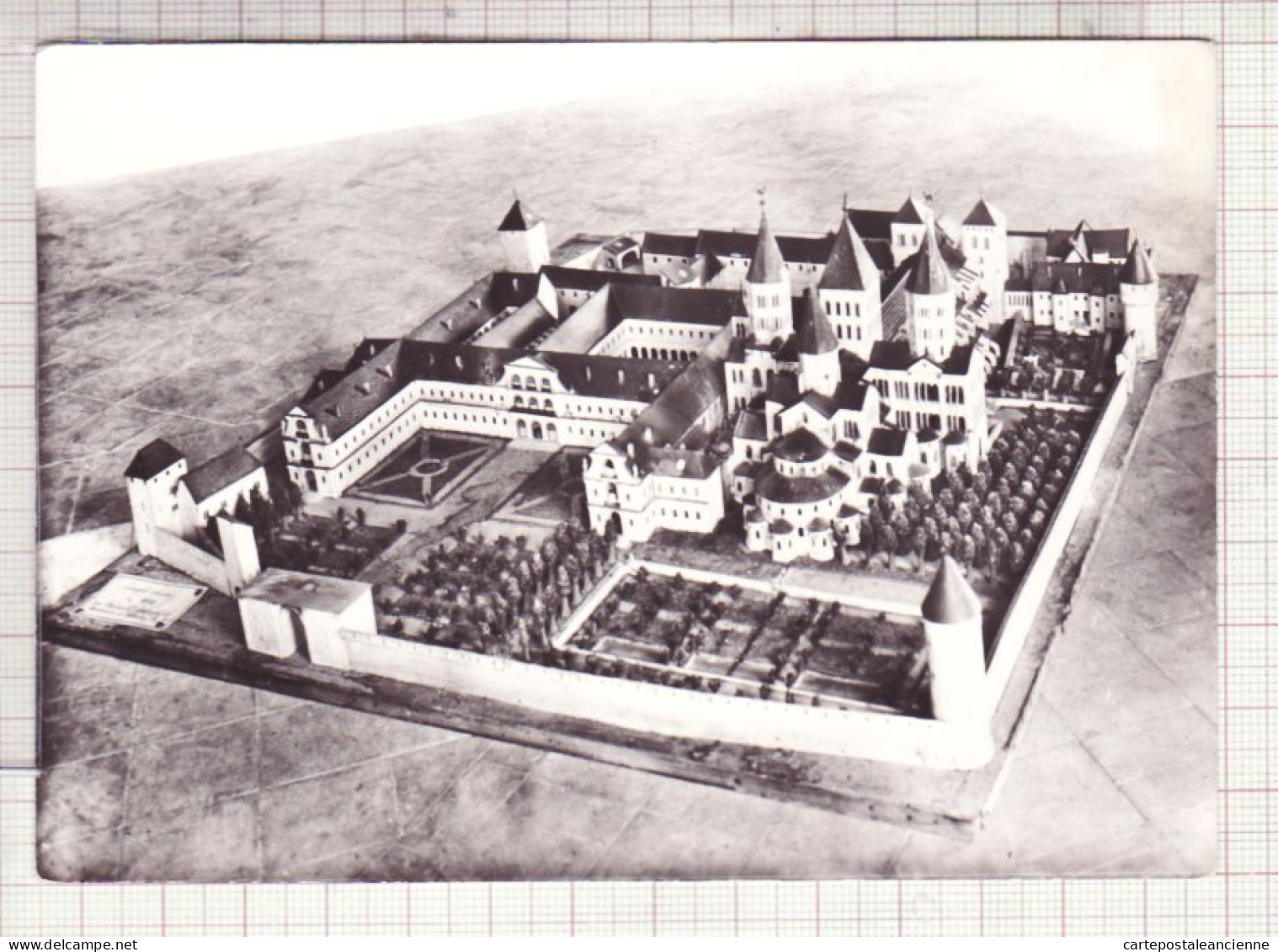 27086 / ⭐ CLUNY 71-Saone Et Loire Maquette Reconstitution Abbaye Photo-Bromure Service Commercial Monuments Historiques - Cluny