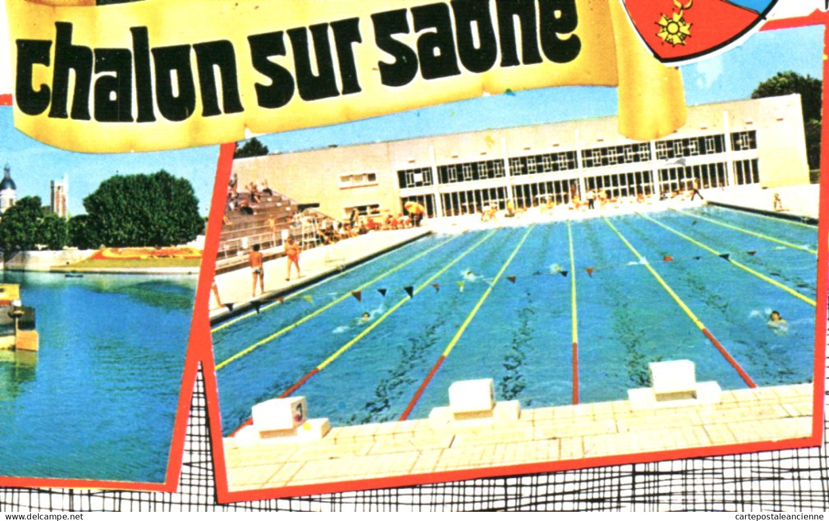 27111 / ⭐ CHALON-sur-SAONE 71-Saone Et Loire  Multivues Dont Piscine Flamme Poste Ville Editions COMBIER - Chalon Sur Saone