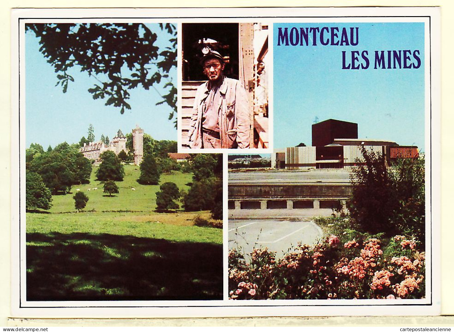 27038 / ⭐ 71-MONTCEAU Les MINES Multivues CPM écrite 1989 CIM COMBIER 306 SAONE LOIRE - Montceau Les Mines