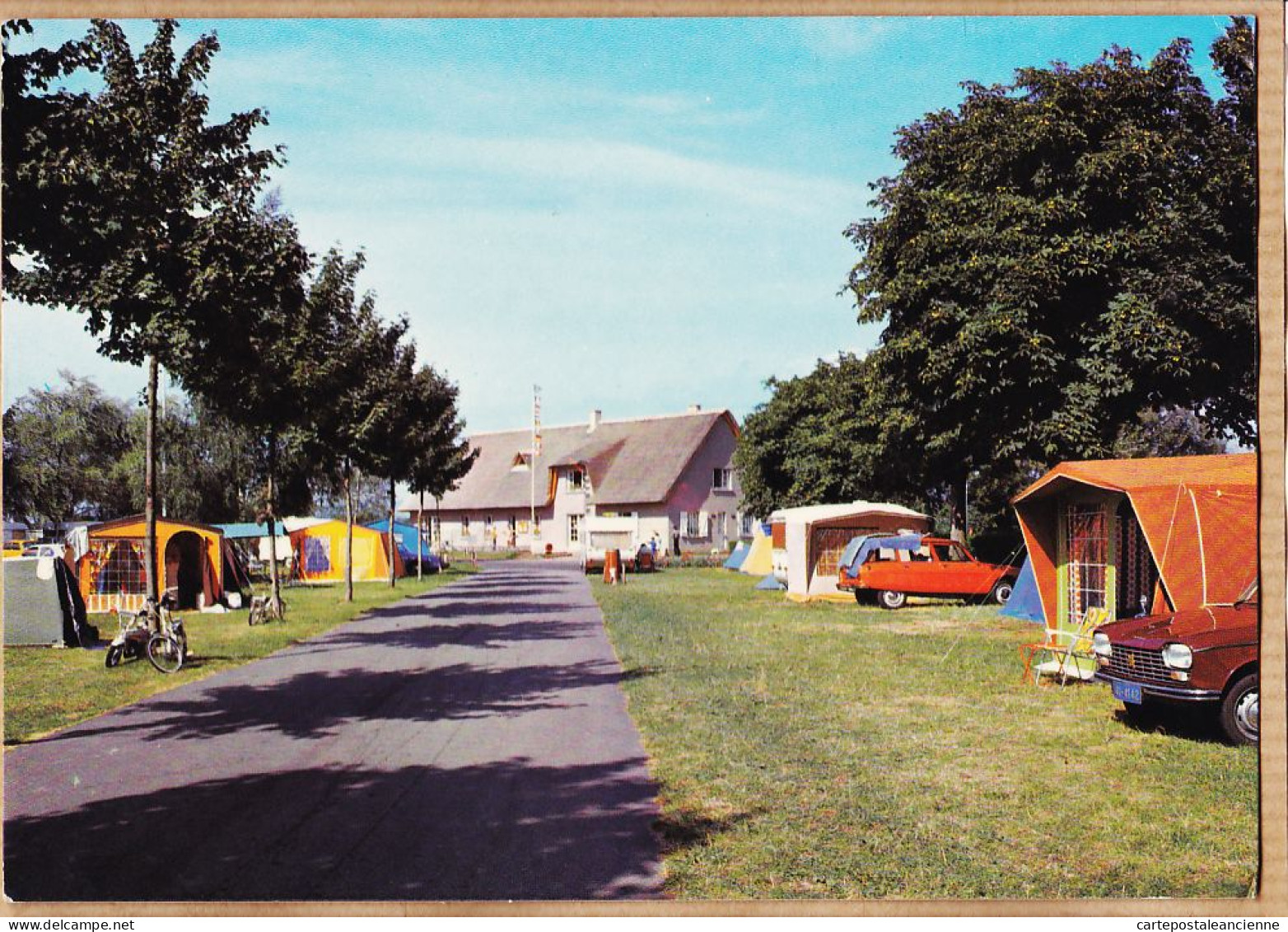 27134 / ⭐ 71-AUTUN Terrain Camping 1975s Motobécane MOBYX , AMI 8 , PEUGEOT 204 Editions Nivernaises Saône Et Loir - Autun