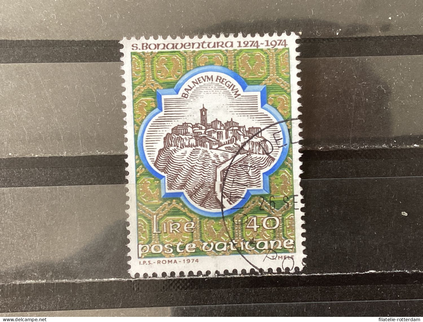 Vatican City / Vaticaanstad - Death Of Bonaventura Bagnoregio (40) 1974 - Used Stamps