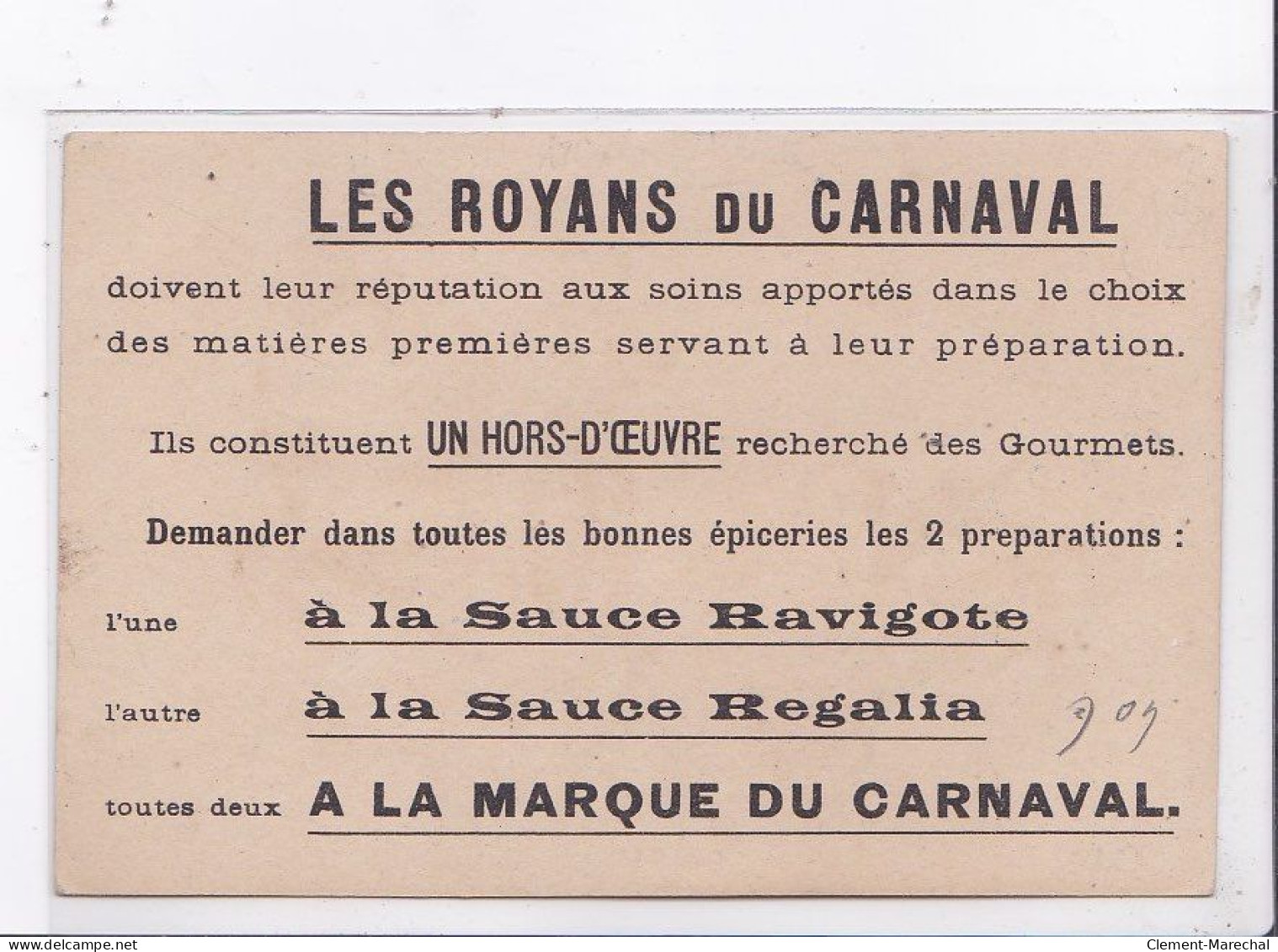 PUBLICITE : Bonbons Les "Royans Du Carnaval" à NANTES - Très Bon état - Advertising