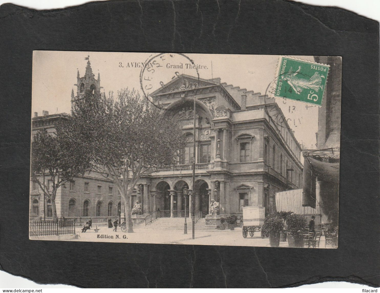 129050          Francia,      Avignon,   Grand  Theatre,   VG   1913 - Avignon