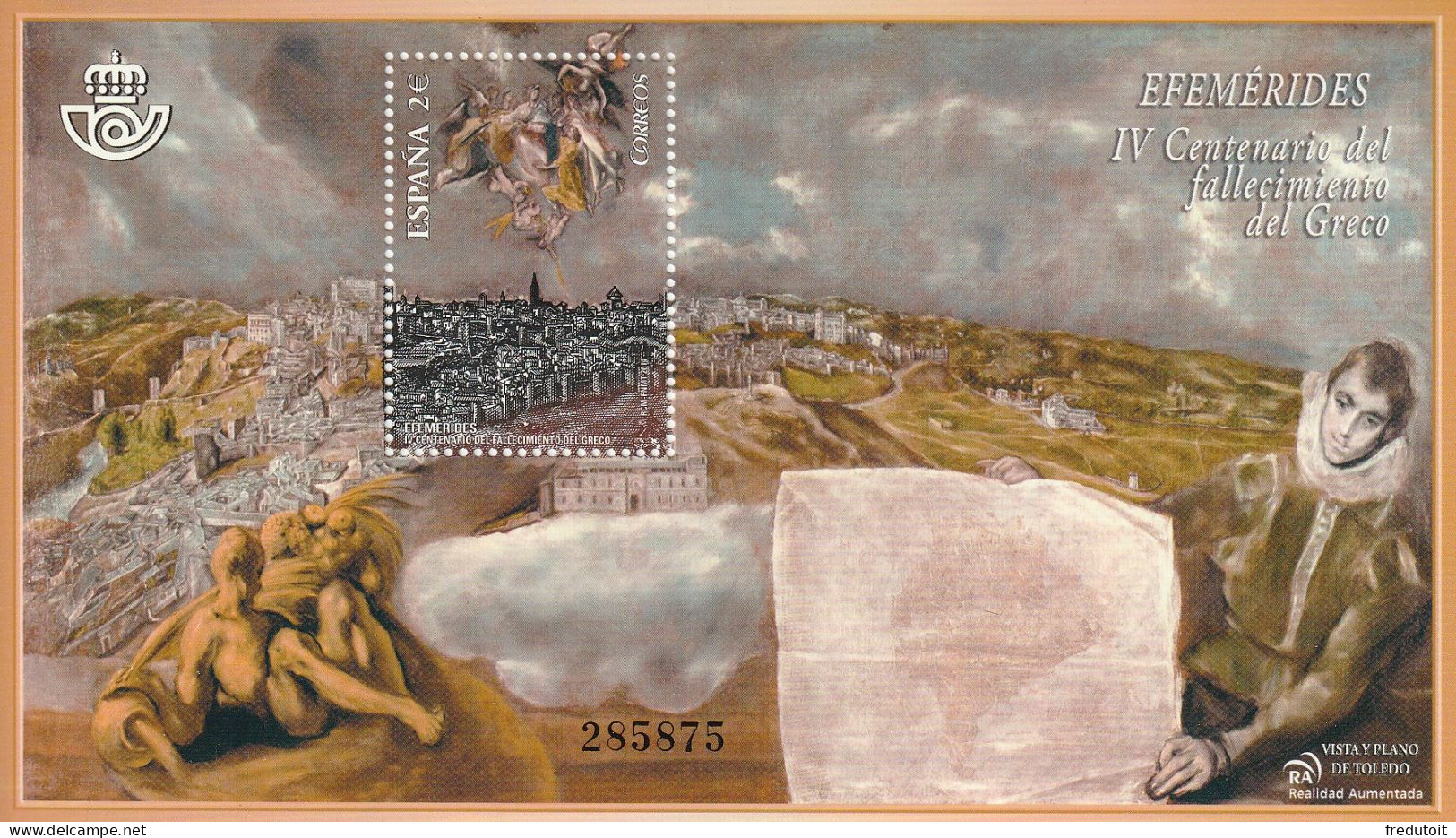 ESPAGNE - N°F4601 ** (2014) El Greco - Unused Stamps