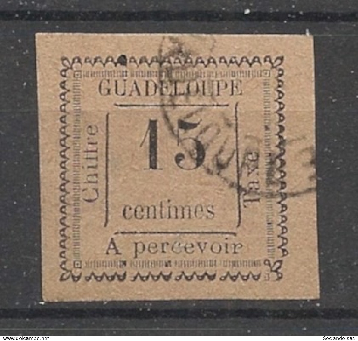 GUADELOUPE - 1884 - Taxe TT N°YT. 8 - 15c Violet - Oblitéré / Used - Gebruikt