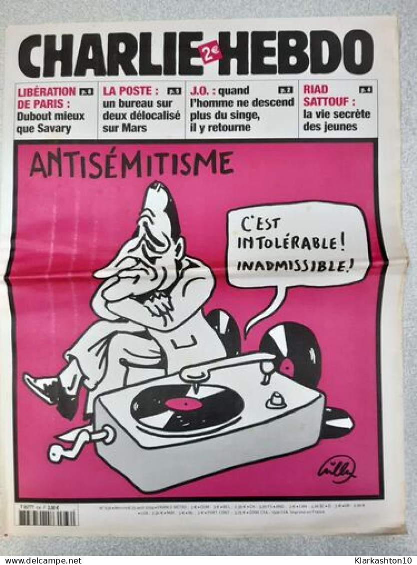 Revue Charlie Hebdo N° 636 - Non Classés
