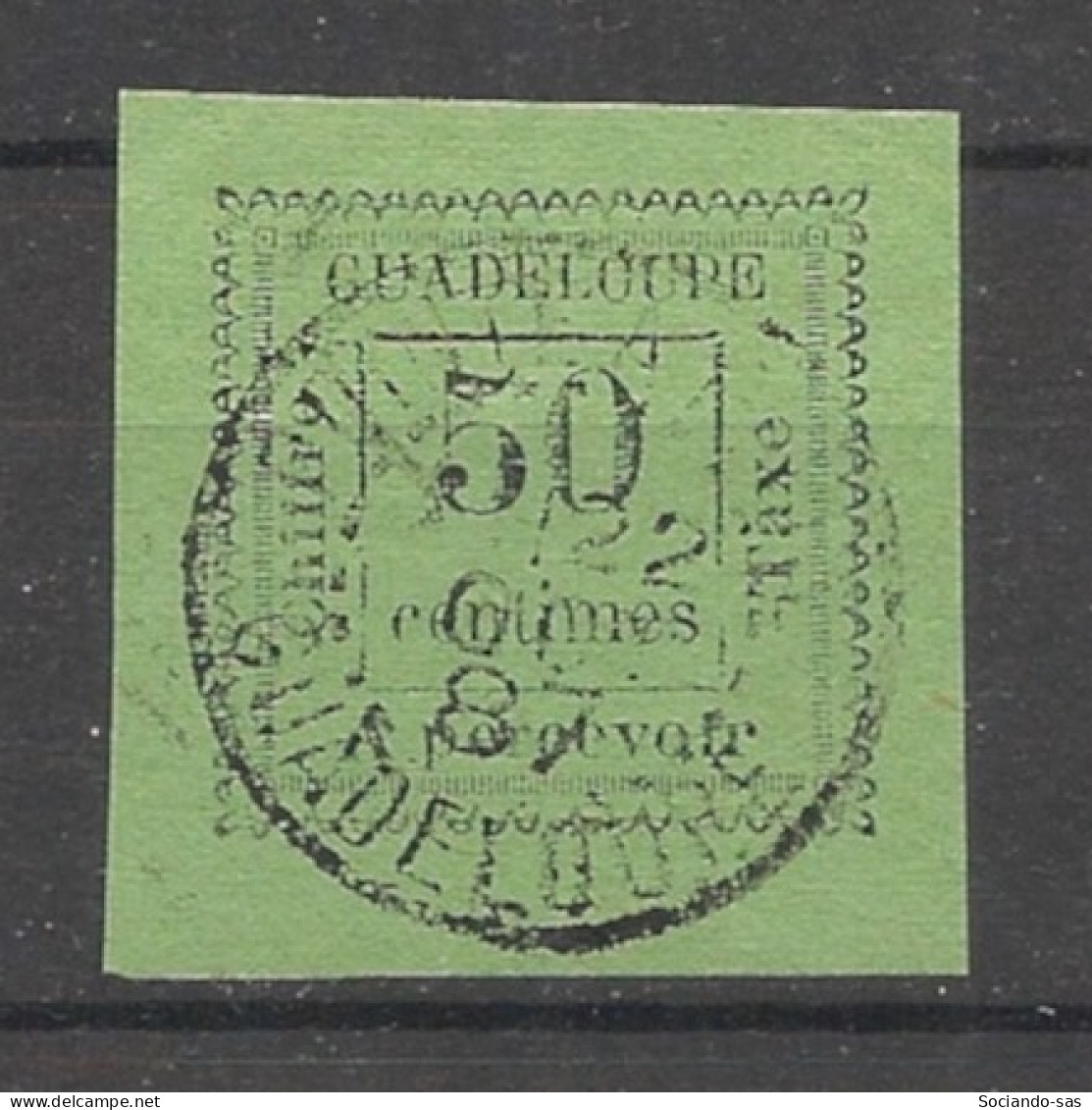 GUADELOUPE - 1884 - Taxe TT N°YT. 12 - 50c Vert - Oblitéré / Used - Gebruikt