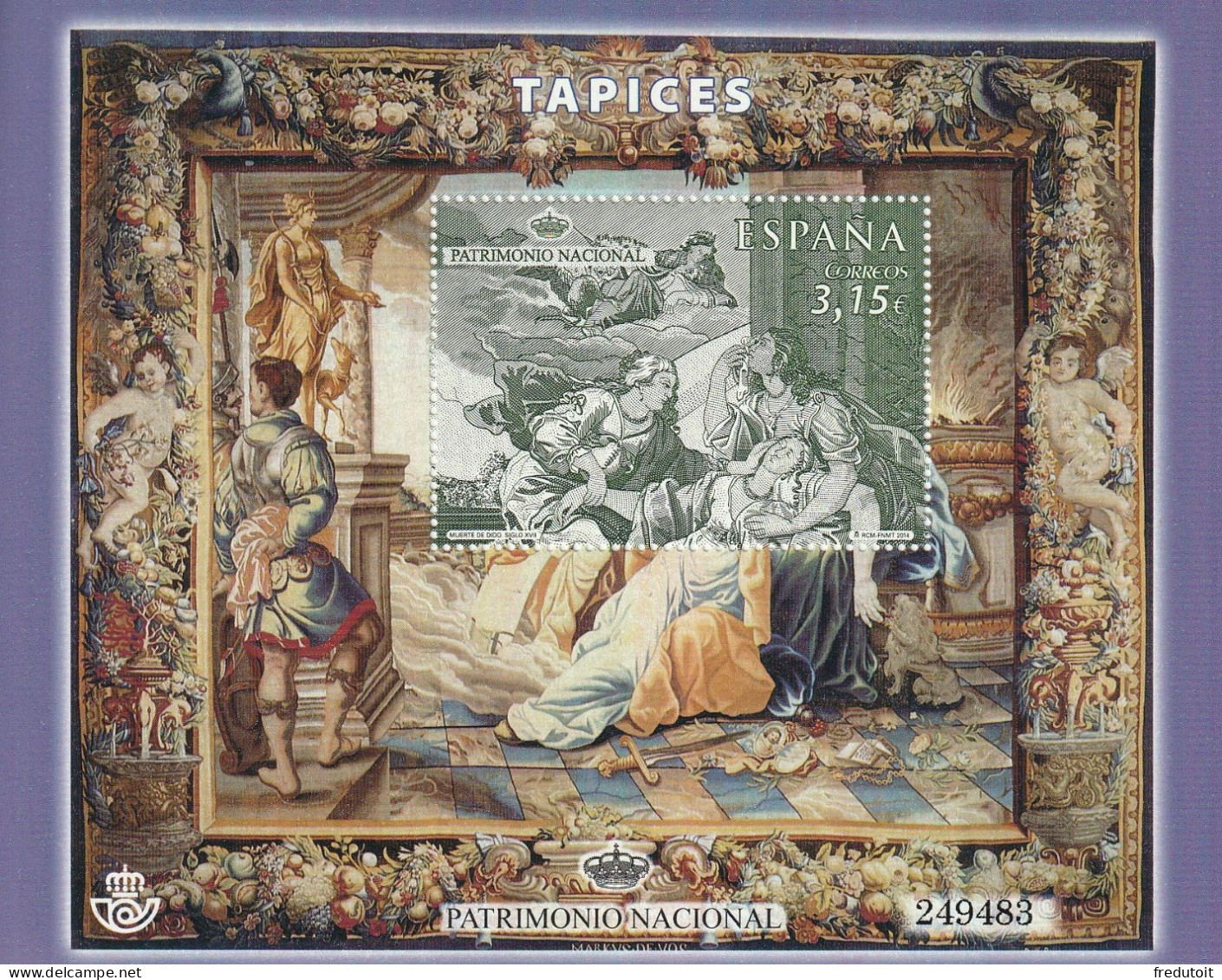 ESPAGNE - N°F4618 ** (2014) Tapisserie - Unused Stamps