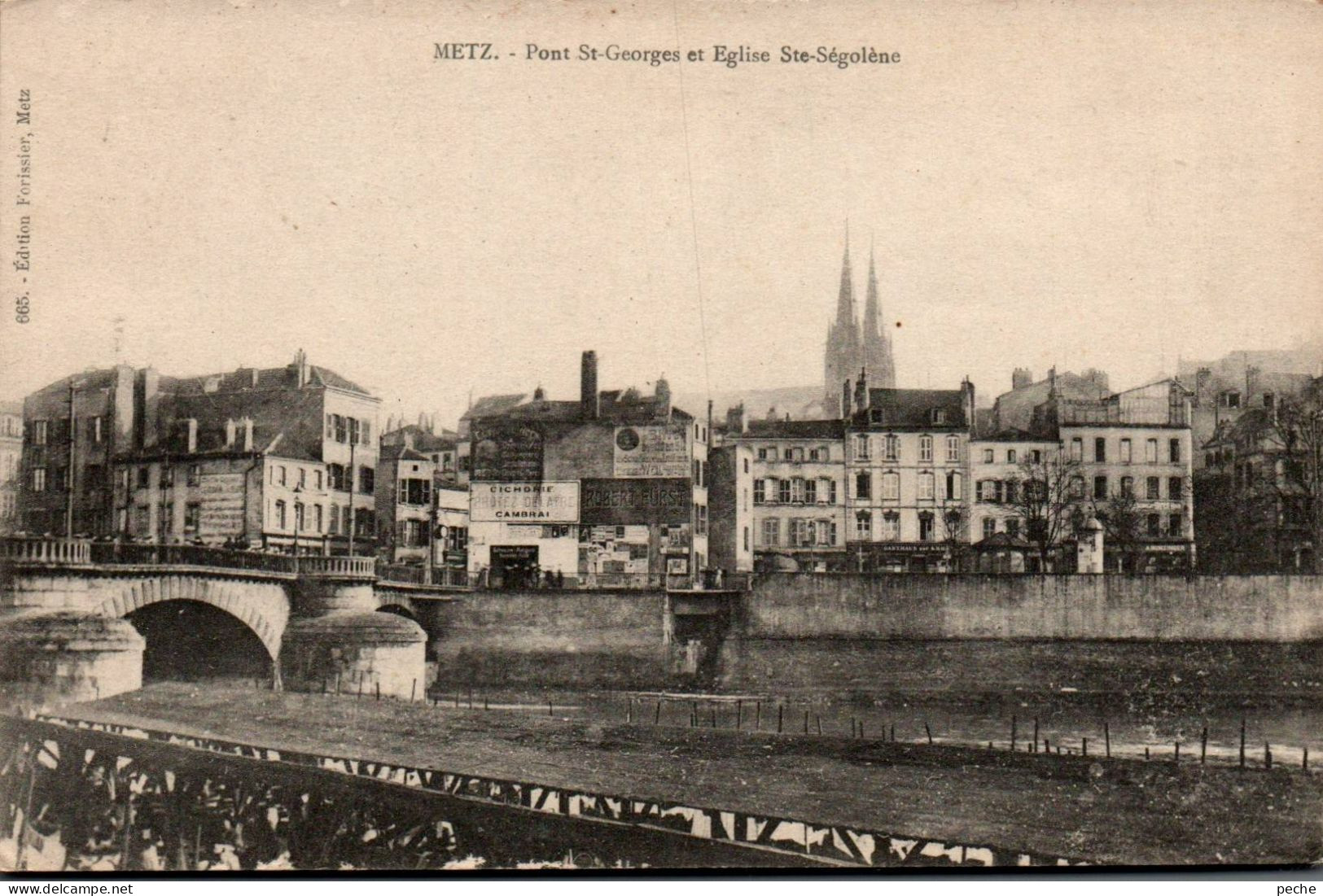 N°3072 W -cpa Metz -pont St Georges Et église Ste Ségolène- - Metz