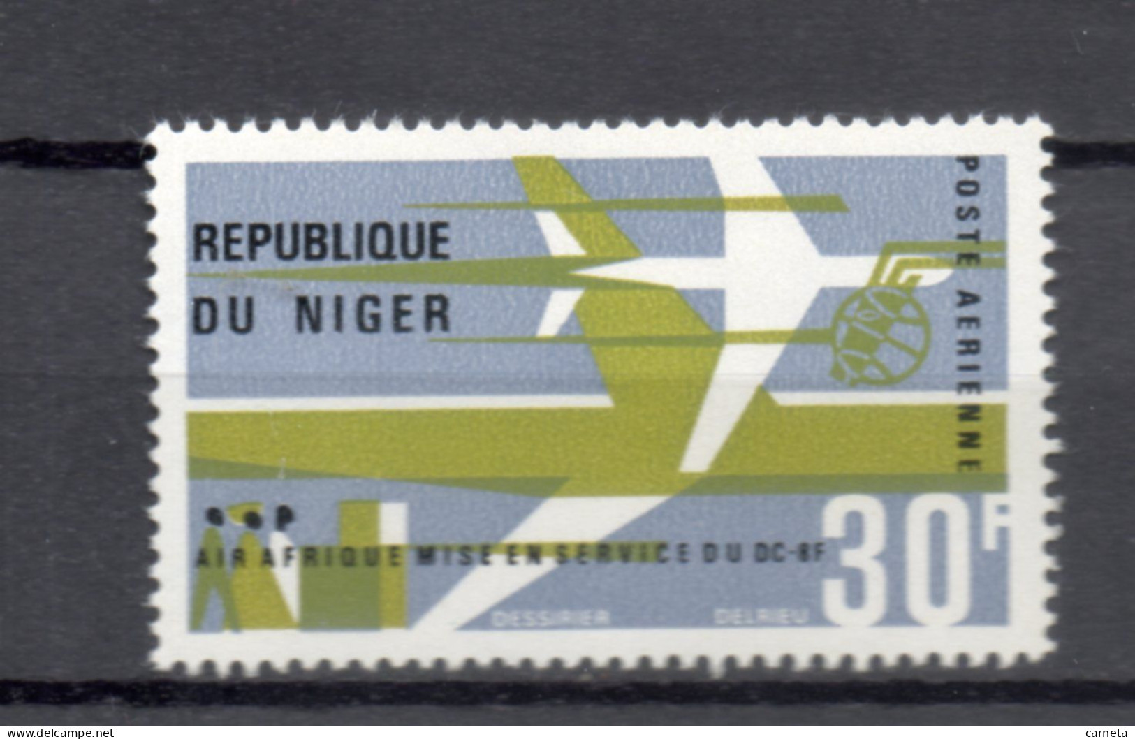NIGER  PA   N° 63    NEUF SANS CHARNIERE  COTE 1.00€     AIR AFRIQUE AVION - Niger (1960-...)