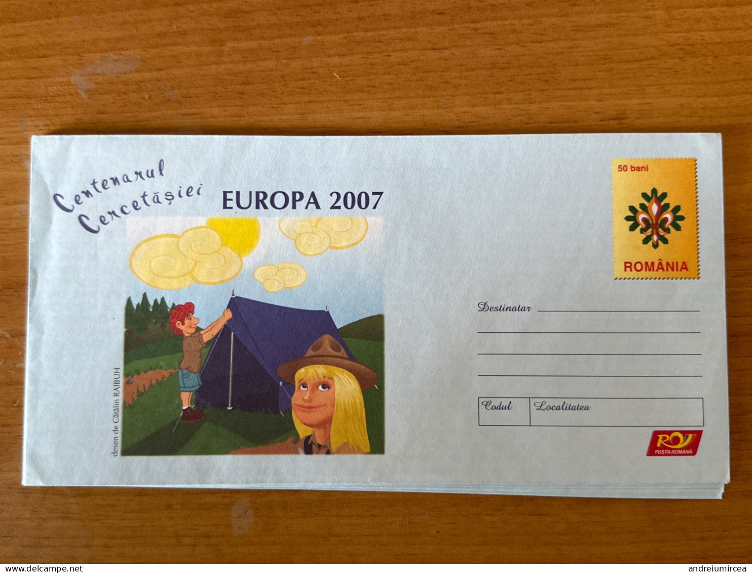 2007 Romania Postal Stationery Cover - Lettres & Documents