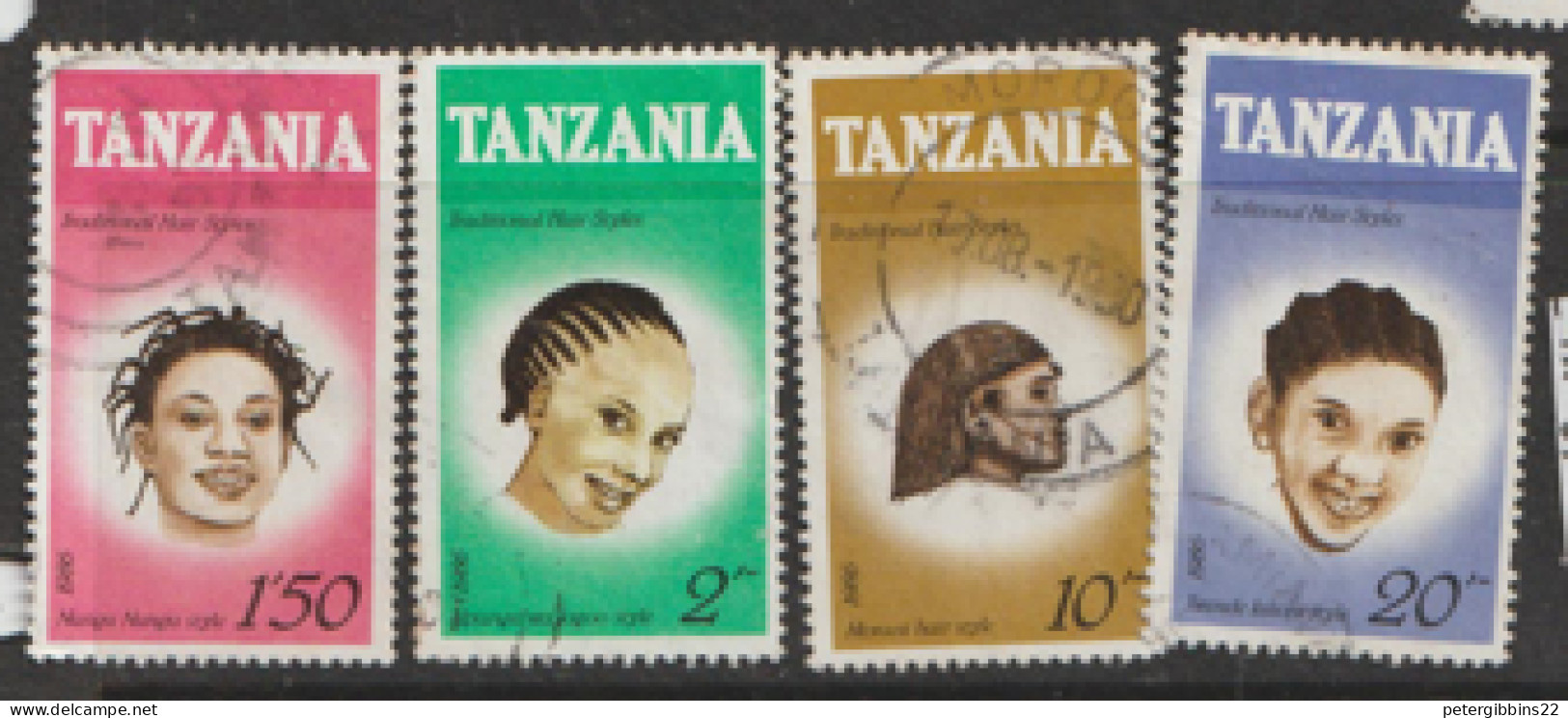 Tanzania   1987   SG 512-5   Hair Styles    Fine Used - Tanzanie (1964-...)