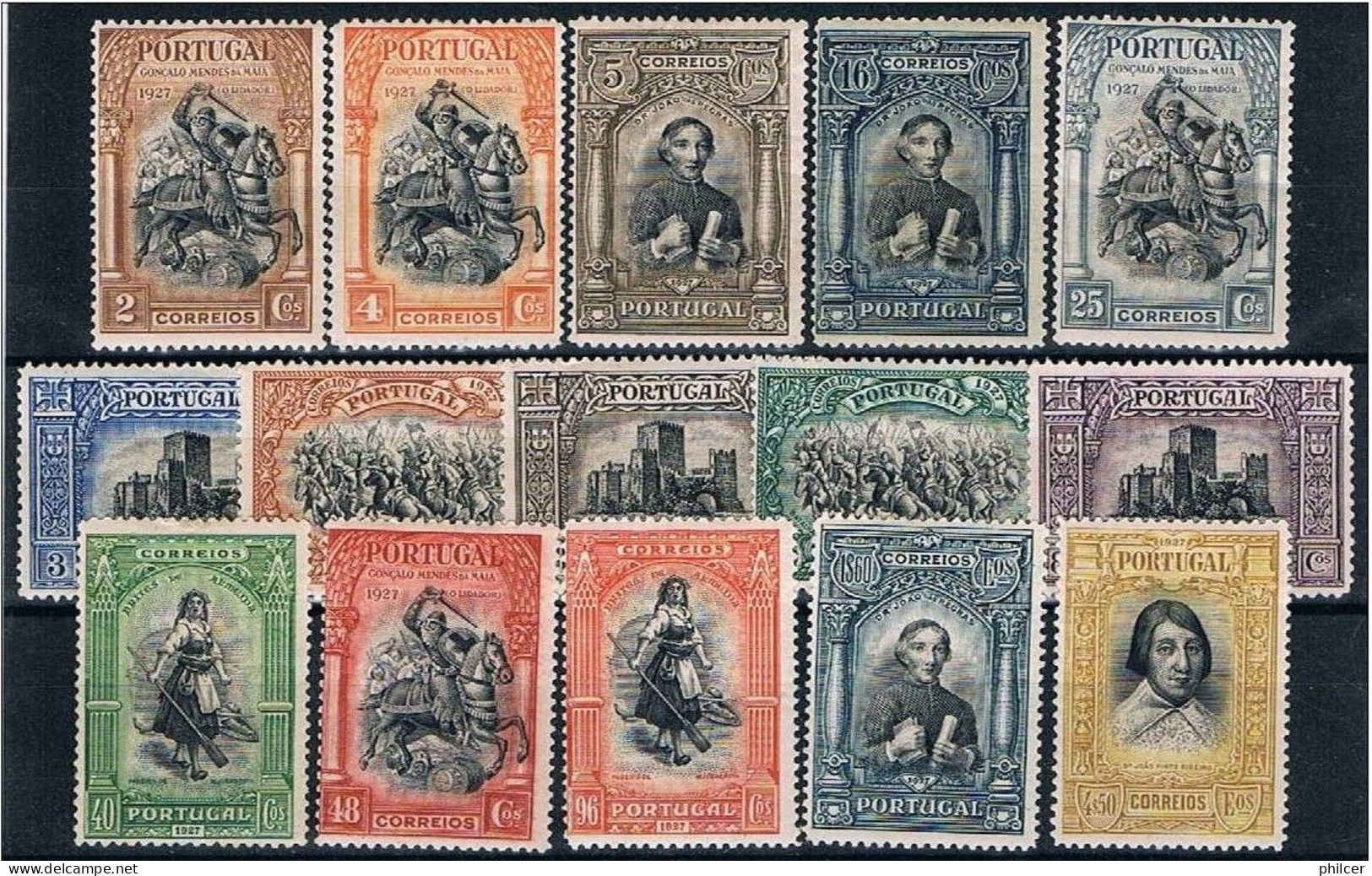 Portugal, 1927, # 420/34, MH (431 MNG) - Unused Stamps