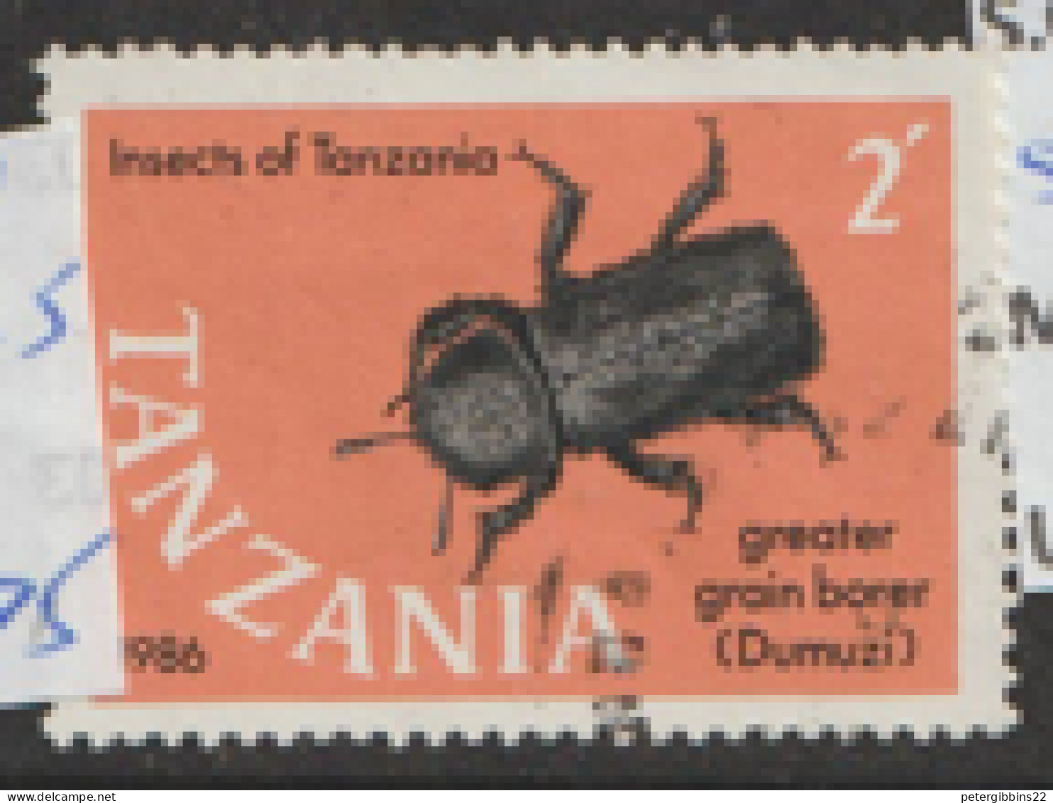Tanzania   1987   SG 523  Insects    Fine Used - Tanzanie (1964-...)