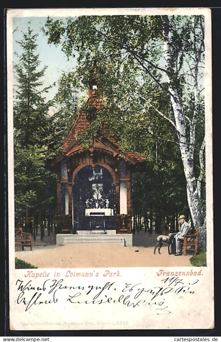 AK Franzensbad, Kapelle In Loimann's Park  - Czech Republic