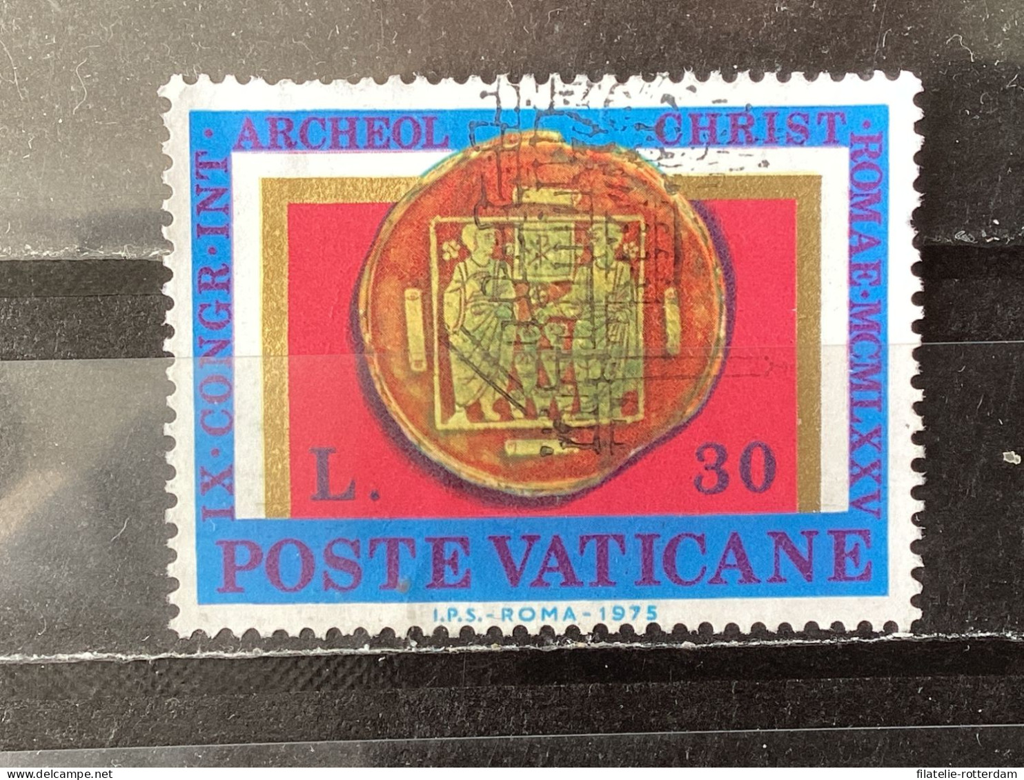 Vatican City / Vaticaanstad - Archaeological Congress (30) 1975 - Oblitérés