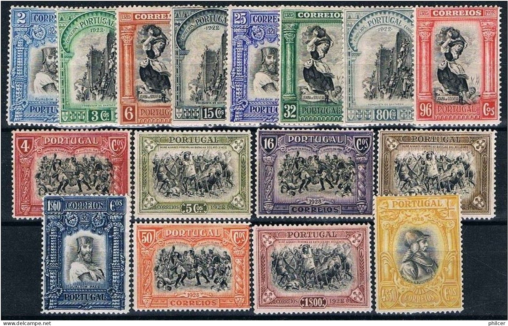 Portugal, 1928, # 435/50, MH - Ongebruikt