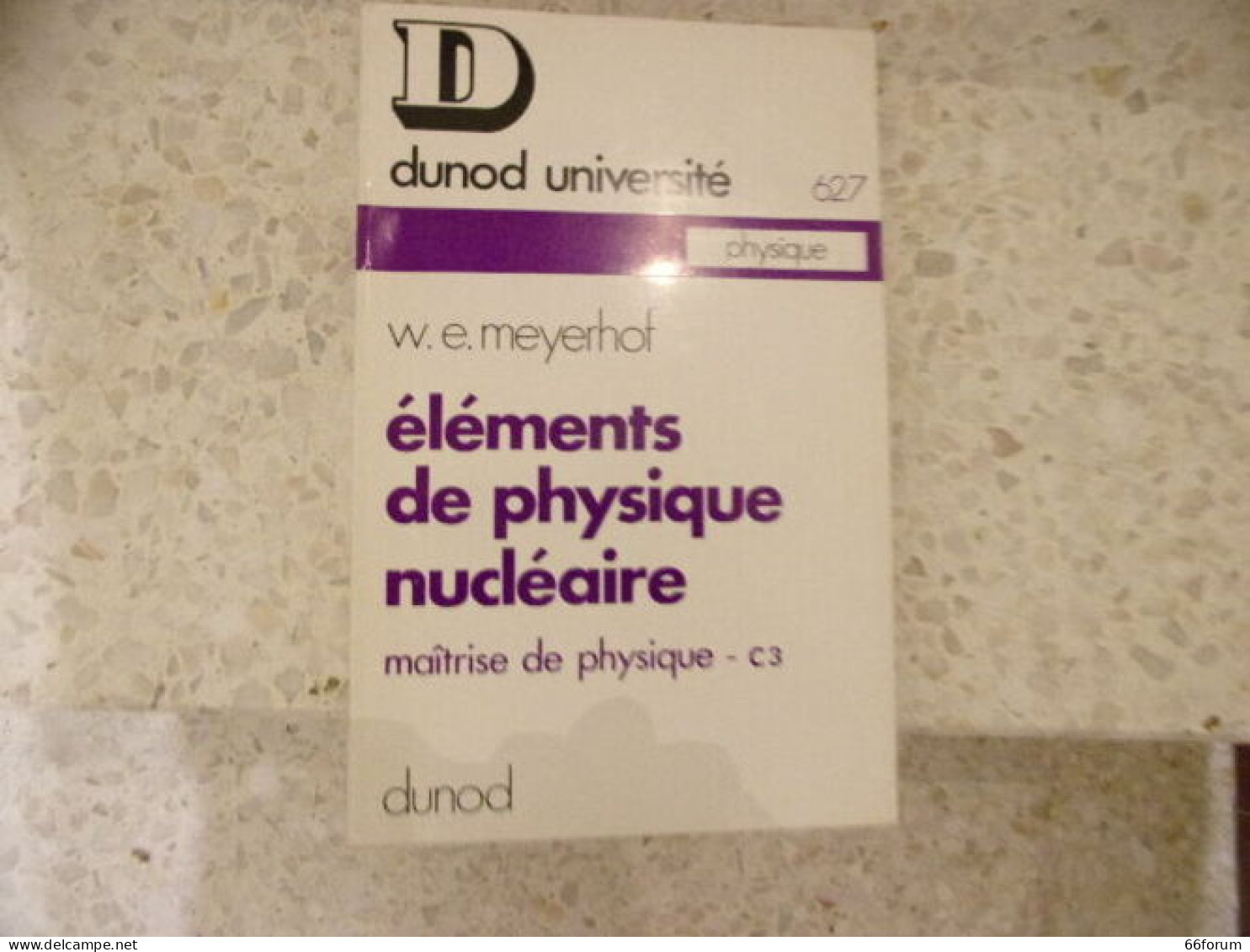 Eléments De Physique Nucléaire - Maitrise De Physique C3 - Sciences