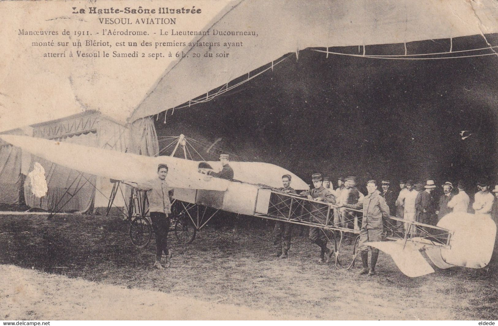 Lieutenant Ducournau Né Hagetmau Mort Accident Pau Vesoul Aviation  Sur Bleriot Maneuvres 1911 - Hagetmau