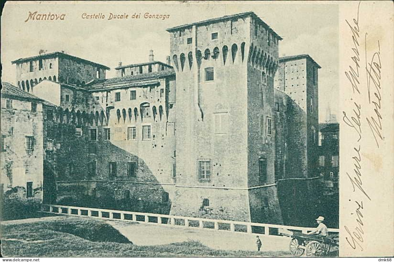MANTOVA - CASTELLO DUCALE DEI GONZAGA - EDIZIONE TRABERT - SPEDITA 1903 (20837) - Mantova