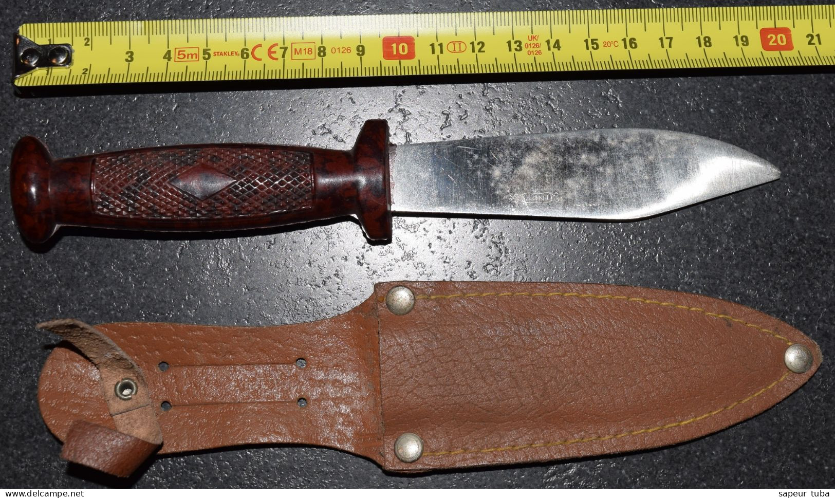 Ancien Couteau Scout Inox - Messen