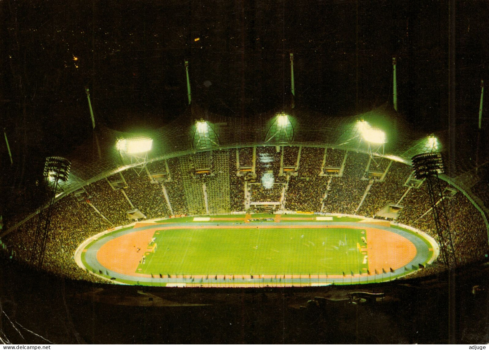 CPM- MÜNCHEN - Munich , Stade Olympique, De Nuit * TBE - Muenchen