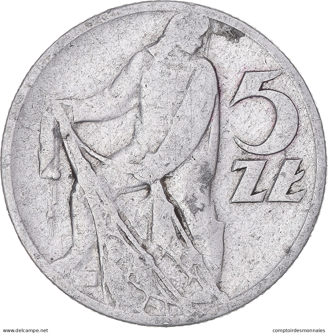 Monnaie, Pologne, 5 Zlotych, 1959 - Polen