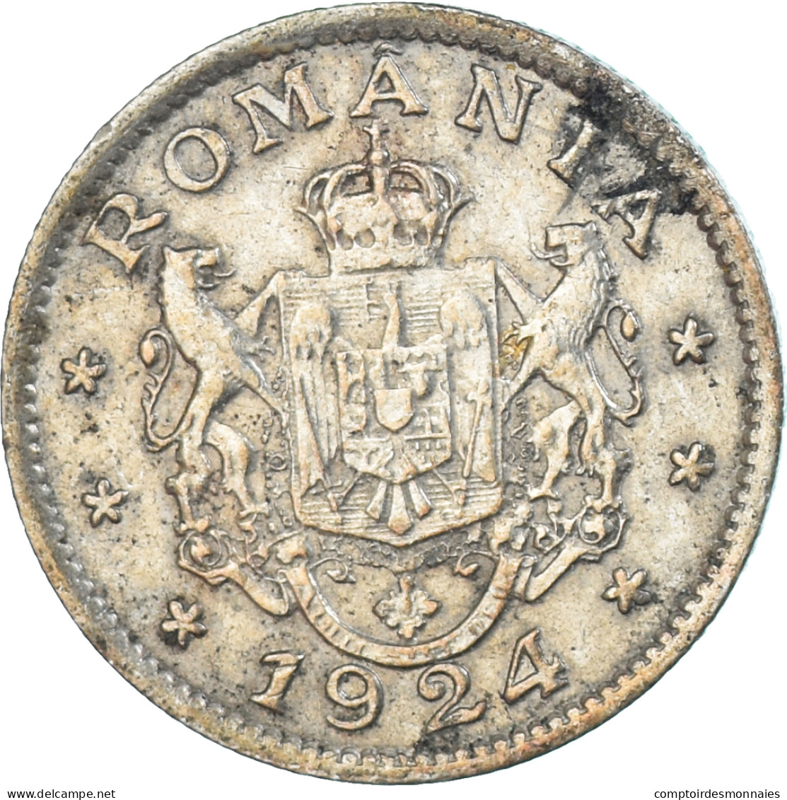 Monnaie, Roumanie, Leu, 1924 - Roumanie