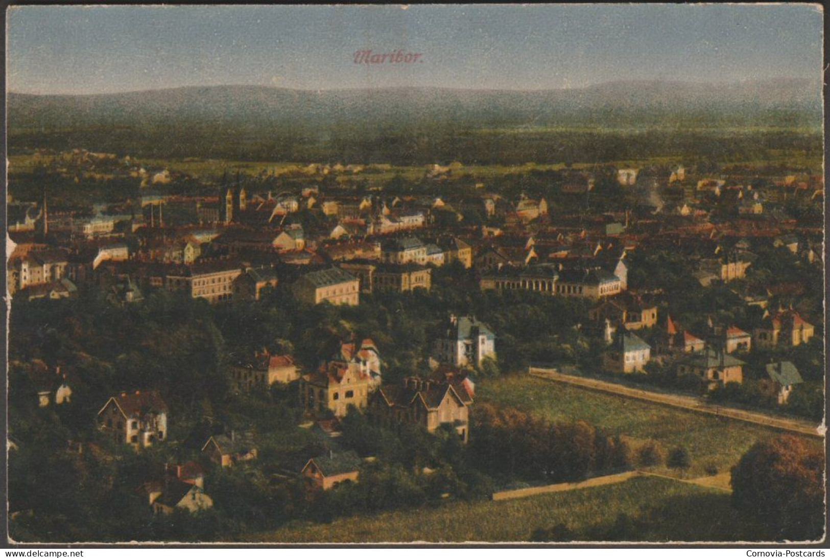Totalansicht, Maribor, 1919 - Franz Knollmüller AK - Slovénie