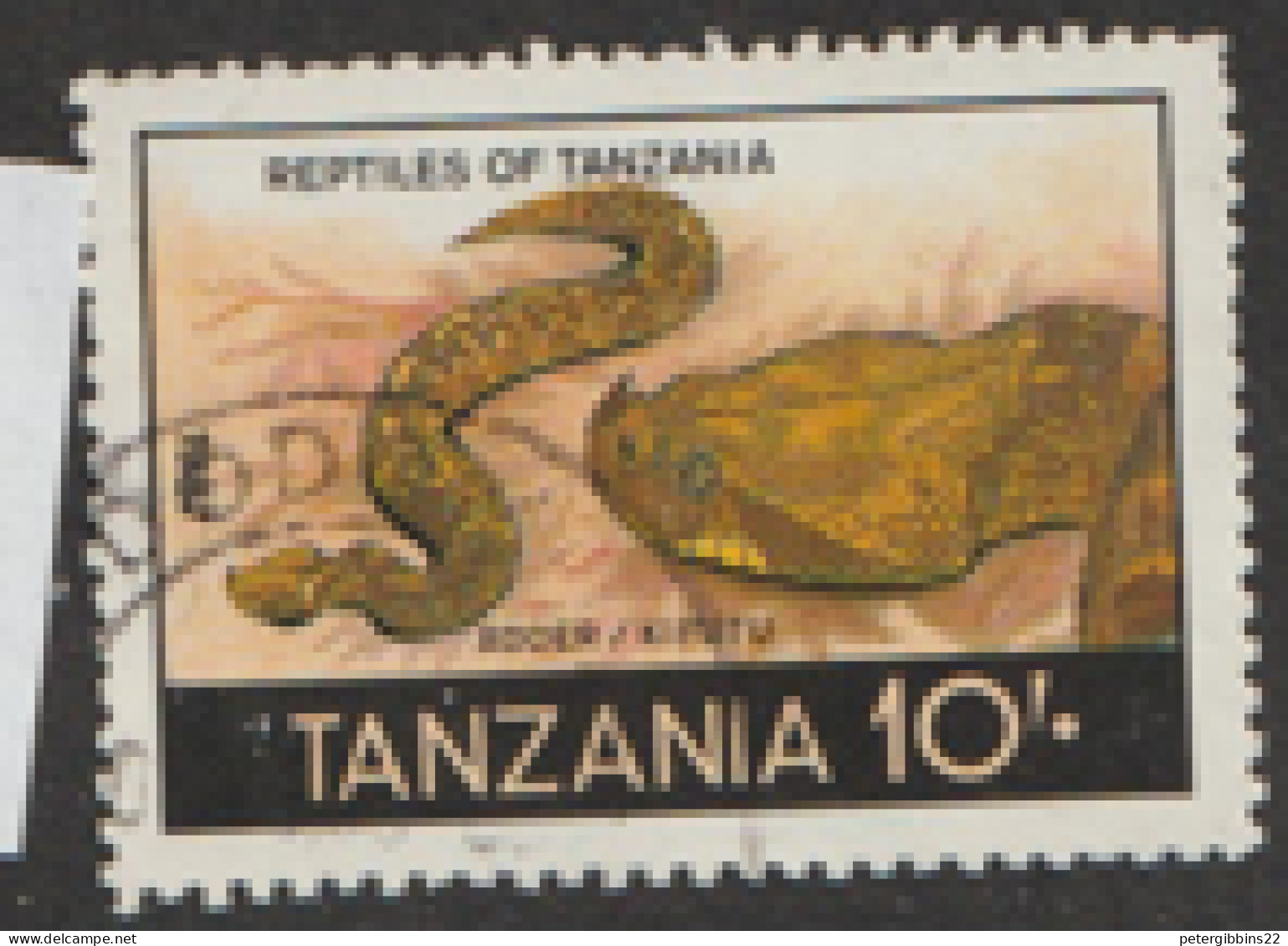 Tanzania   1987   SG 529   Reptiles  Fine Used - Tansania (1964-...)