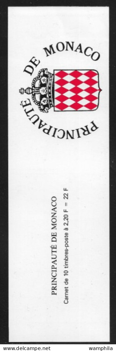Monaco 1989. Carnet N°4, N°1670 Vues Du Vieux Monaco-ville. - Unused Stamps