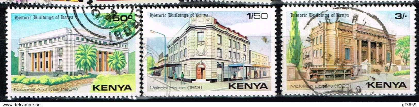 KENYA / Oblitérés/Used / 1980 - Bâtiments Historiques - Kenia (1963-...)