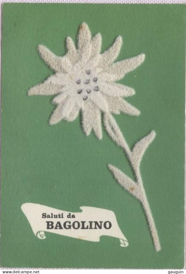 CPSM - BAGOLINO (BRESCIA) - Saluti Da ... (Fantaisie Fleur Collage) - Edition MG - Brescia