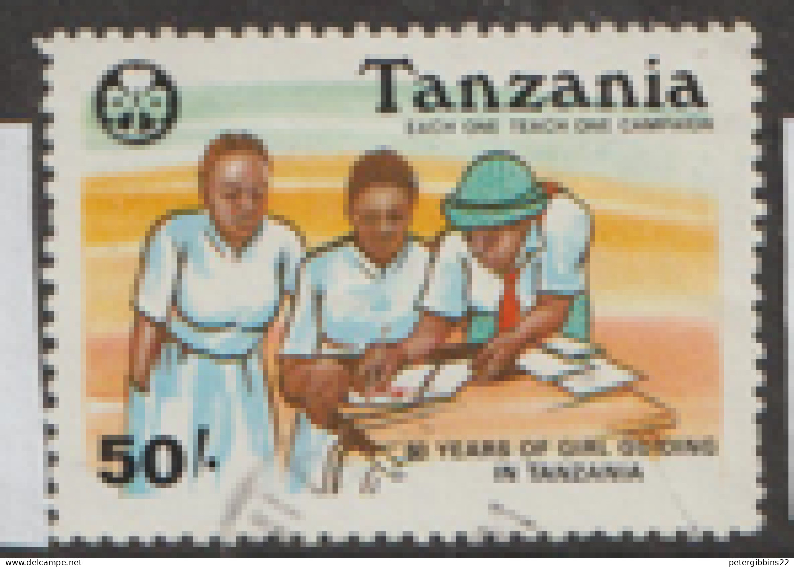 Tanzania   1990   SG 736  Girl Guides    Fine Used - Tanzanie (1964-...)