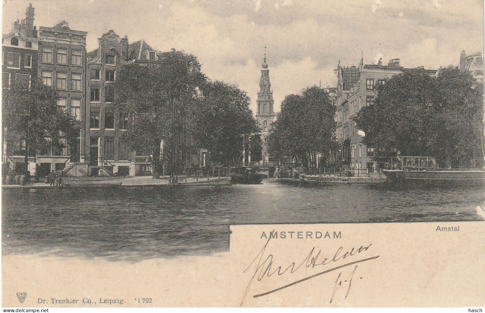 4936 16 Amsterdam, Amstel. 1903. (Zie Bovenrand En Rechterkant)  - Amsterdam
